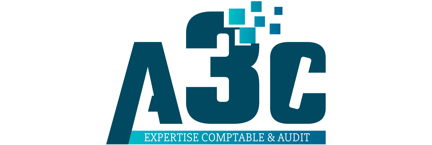 Logotype bleu fond transparent entreprise audit Bordeaux A3C