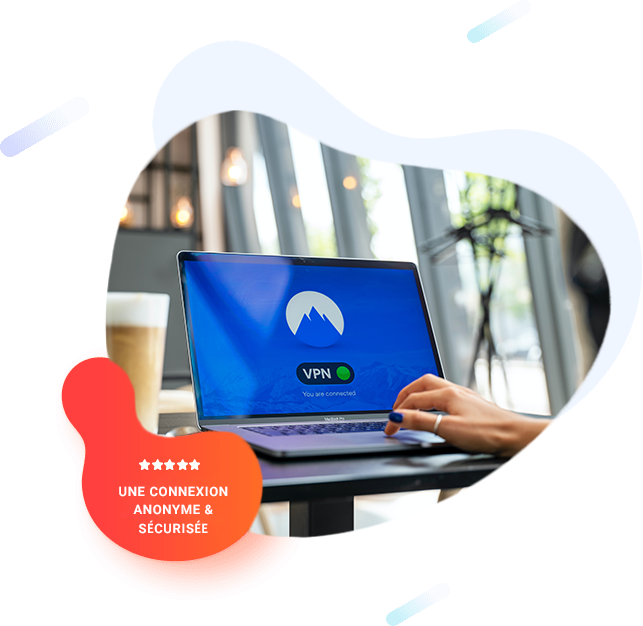 Photo d'un ordinateur portable affichant le logiciel VPN
